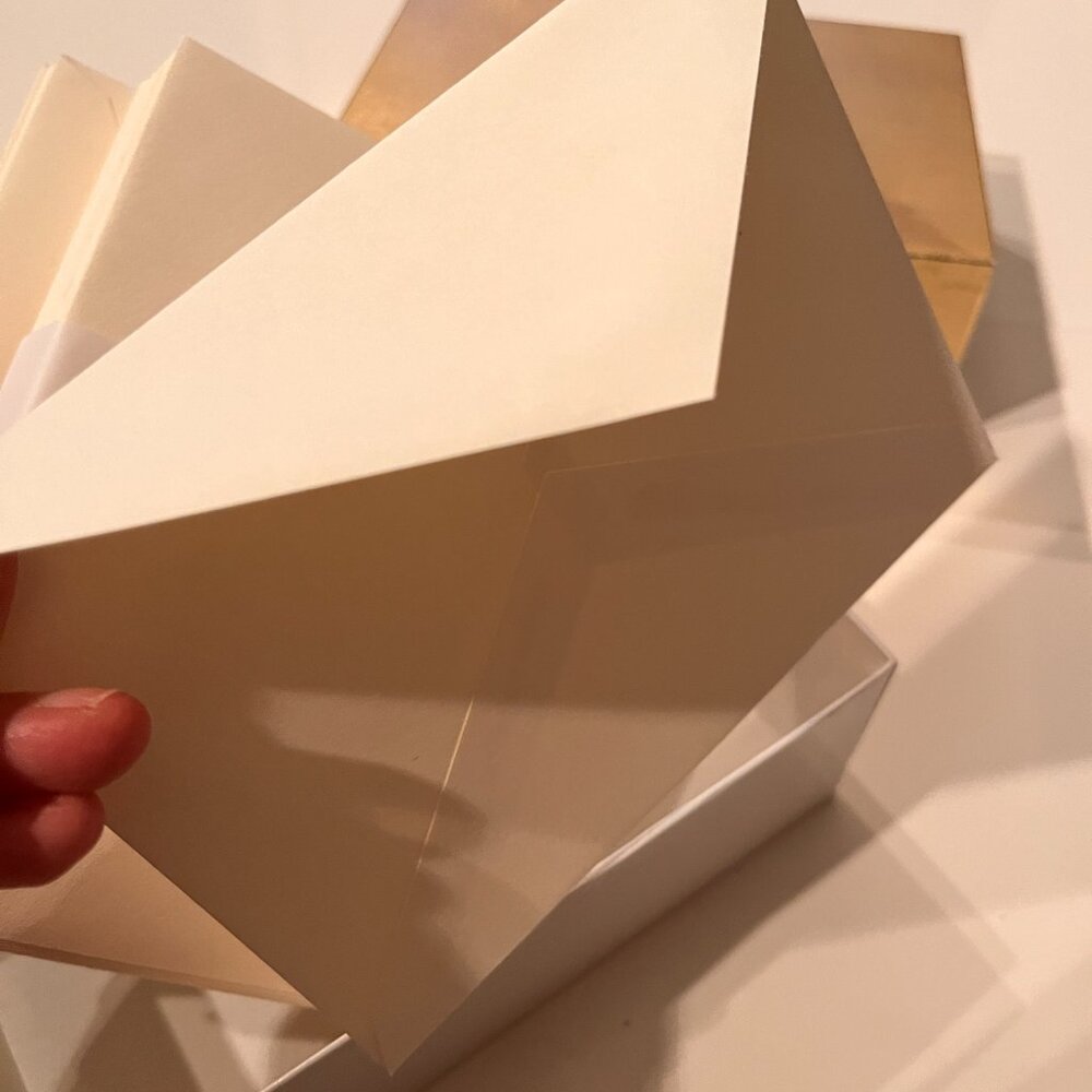 Cream Colored Invitation Envelopes‎ (Set of 47)